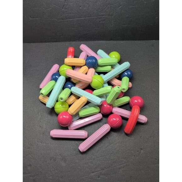 Magnetic Building Blocks for Kids Ages 4-8, STEM Construction Toys 54 Pieces - Picture 2 of 3